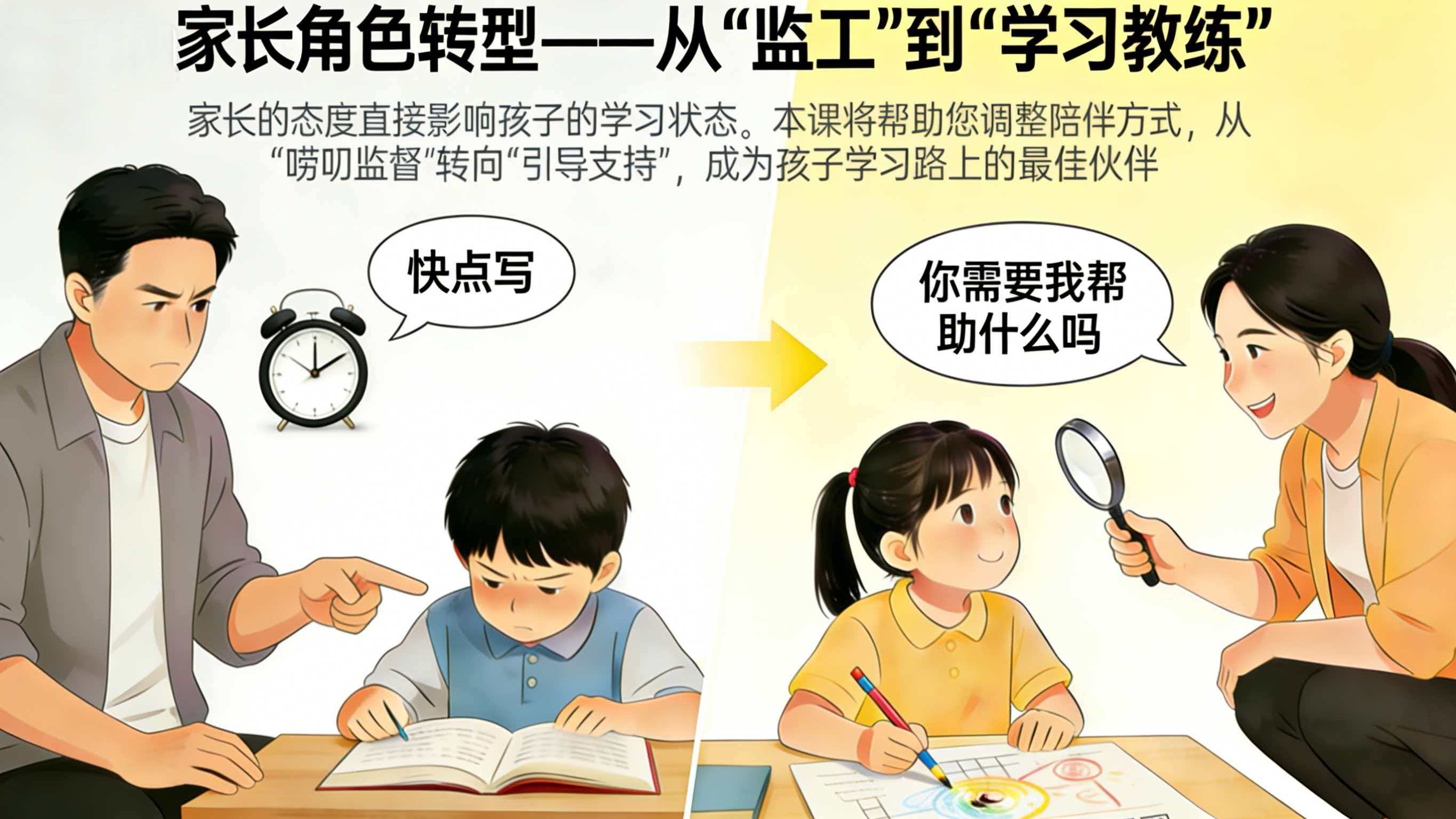 家长角色转型——从监工到学习教练